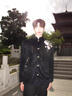 皮爾卡丹（pierre cardin）絨面牡丹刺繡復(fù)古西服套裝男士國(guó)風(fēng)中山裝新中式結(jié)婚禮服套裝針織 黑色【兩件套】外套+褲子 XL 曬單實(shí)拍圖