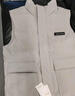 雪中飛羽絨服背心男士防寒秋冬季保暖可拆卸帽短款時尚休閑馬甲 灰色180 曬單實拍圖