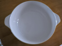 勤凱陶瓷防燙雙耳湯碗大號(hào)家用新款創(chuàng)意餐具沙拉泡面碗酸菜魚(yú)大湯碗  10.5英寸--山茶花(1只) 曬單實(shí)拍圖