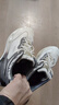 海瀾之家HLA男鞋潮流百搭跑步鞋男棉鞋運動(dòng)鞋子男款 M087白灰色43 曬單實(shí)拍圖