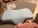 好醫(yī)生記憶棉護(hù)頸枕兒童枕頭青少年成人護(hù)脊頸椎枕四季通用學(xué)生深睡眠枕 H12【適齡12-18】高7-9cm/ 天空藍(lán) 曬單實(shí)拍圖