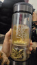 茶之戀茶水分離杯雙層玻璃杯男女士便攜泡茶杯鈦杯999純銀杯商務(wù)禮品杯 臻鈦 槍灰色（純銀花開(kāi)見(jiàn)佛） 曬單實(shí)拍圖