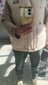 錦裳淑連帽棉馬甲秋冬韓版保暖坎肩背心外套女無袖棉服冬 杏色 2XL 曬單實拍圖