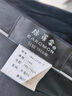 培羅蒙男士羊毛商務(wù)正裝職業(yè)西裝結(jié)婚新郎西服套裝 黑色175A 曬單實(shí)拍圖