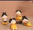 伊文兔（THE RABBIT IVEN）創(chuàng  )意國風(fēng)手機支架辦公室小擺件西安伴手禮文創(chuàng  )禮物生日禮物實(shí)用 唐仕女擺件-全套4個(gè) 曬單實(shí)拍圖