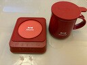 BRUNO智能加熱杯墊恒溫辦公室桌面熱牛奶神器保溫暖杯墊暖手寶女王節禮物送女友 復古紅 0.3L 【馬克杯套裝】 曬單實(shí)拍圖