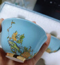 auratic永豐源 夫人瓷西湖藍 茶具套裝 15頭陶瓷泡茶杯茶壺蓋碗 送禮家用 8人位茶具套裝 15頭 曬單實拍圖