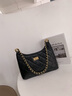 viney斜挎包包女包輕奢單肩包品牌鏈條包生日禮物送女友老婆 【黑色】高檔實(shí)用洋氣腋下包 時(shí)尚百搭休閑小眾腋下包 曬單實(shí)拍圖
