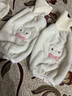 粉樂(lè )姿羽絨服專(zhuān)用兒童袖套女套袖護袖上班秋冬防臟袖頭手袖工作袖口保暖 白色一體套袖【蝴蝶結貓】 曬單實(shí)拍圖