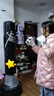 鴨鴨兒童羽絨服女童中長(zhǎng)款洋氣冬季加厚毛領(lǐng)中大童極寒保暖童裝外套WJ 粉色 160 曬單實(shí)拍圖