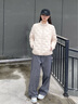 波司登（BOSIDENG）25年新款短款輕薄羽絨服女90鵝絨立領(lǐng)無(wú)縫膠囊保暖外套B250131034 奶油米-奶油歐包【卡碼拍大】 L 170/92A 120斤-130斤 曬單實(shí)拍圖