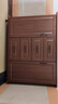 唐隆美式斗柜家用五斗柜簡(jiǎn)約現代臥室收納柜客廳靠墻柜子實(shí)用儲物柜 120CM深胡桃色 【兩門(mén)四抽】 多元儲物 封閉柜體 曬單實(shí)拍圖