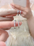 DRAGBOLL鉆戒純銀情侶對戒鉆戒戒指訂求婚儀式紀念日送女友生日禮物 愛(ài)戀男戒 15-24號（聯(lián)系客服備注尺碼） 曬單實(shí)拍圖