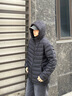 波司登（BOSIDENG）25年新款短款輕薄羽絨服男短款90絨三防連帽保暖外套B250131007 黑色8056-經(jīng)典極簡(jiǎn)風(fēng) S 170/92A 體重約120-130斤 曬單實(shí)拍圖