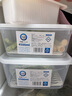 WCZ日本高端冰箱冷凍室保鮮盒食品級(jí)專用雙開門冰柜儲(chǔ)物整理收納盒子 大號(hào)4只裝銀離子材質(zhì) 5.5L 曬單實(shí)拍圖