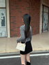 CLEVER KNOCK品牌CK包包女款小眾真皮手提包新款女士單肩斜跨包情人節(jié)七夕禮物 米白色【送女友送閨蜜送老婆】 曬單實(shí)拍圖