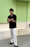 增致牛仔（zengzhi）260g重磅男士t恤短袖男2025夏季情侶休閑打底衫半袖體恤 曬單實(shí)拍圖