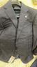 威可多（VICUTU）男士西服商務(wù)通勤純羊毛西裝新郎伴郎結婚 藍色 175/100C 西服 曬單實(shí)拍圖
