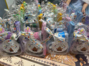 澳顏萊幼兒園兒童生日伴手禮手提袋生日禮品袋包裝袋零食禮物禮物空袋子 謝謝你陪我過生日貼紙 13*7*15cm 小號5個 曬單實拍圖