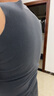 貓人（MiiOW）無痕保暖背心男士加厚秋冬季內穿德絨恒溫蓄熱坎肩棉馬甲無袖打底 淺灰+深灰 N002男保暖背心 2XL 135-155斤 曬單實拍圖