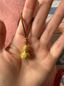 金至尊（3DG Jewellery）福祿綿長(zhǎng)黃金吊墜足金999古法葫蘆掛墜帶編繩項(xiàng)鏈生日禮物計(jì)價(jià) 總重12.34克（金重10.72克） 曬單實(shí)拍圖