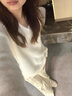 漫藍(lán)夢喇叭褲小香風(fēng)褲子卡通小狗修身顯腿長百搭時(shí)尚薄荷曼波潮流褲 主圖色 S 曬單實(shí)拍圖