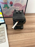 皓梵潔煙灰缸帶蓋防飛灰創(chuàng)意河馬家用帶蓋電競桌辦公室桌面卡通密封擺件 小河馬煙灰缸-黑色 曬單實(shí)拍圖