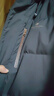 鴨鴨（YAYA）羽絨服男中長款連帽厚款中青年冬季保暖休閑工裝外套073黑色175 曬單實(shí)拍圖
