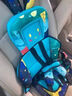 馳卡行汽車(chē)兒童坐墊腰靠便攜式車(chē)上睡覺(jué)神器寶寶車(chē)載安全帶固定器背帶 【星空兔】翠綠色 曬單實(shí)拍圖