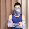 南極人防曬冰袖夏季男士防曬袖套冰絲手袖套騎行釣魚(yú)冰絲護臂袖冰袖+面罩【冰川時(shí)代】 曬單實(shí)拍圖