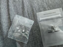 Warme Farben 山茶花足銀銀針耳釘女小眾設(shè)計(jì)高級(jí)感滴釉花朵耳釘茶系耳飾 山茶花耳釘 曬單實(shí)拍圖