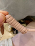 瑞彼麗哺乳連衣裙春秋季外出辣媽款連帽針織氣質(zhì)顯瘦秋冬中長(zhǎng)款喂奶裙子 粉色【胸前豎開(kāi)拉鏈】 L碼 110-125斤 曬單實(shí)拍圖