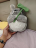 nakajima日本宮崎駿周邊限量正版荷葉龍貓公仔玩偶娃娃布偶抱枕毛絨玩具 S號-高25cm 曬單實(shí)拍圖