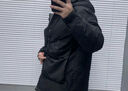真維斯（Jeanswest）羽絨服男冬季大碼男裝厚款連帽工裝外套加肥加大碼潮牌常規款外套 黑色 5XL 曬單實(shí)拍圖