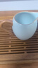 青澹汝窯整套茶具套裝禮盒家用簡(jiǎn)約景德鎮天青色陶瓷可養悠然荷瓣 禪緣荷瓣套裝  7件套 1件 天青色 曬單實(shí)拍圖