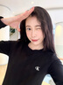 Calvin KleinJeans春秋女士休閑通勤簡(jiǎn)約ck字母圓領(lǐng)打底針織長(cháng)袖T恤J224783 PED-奶茶咖 XS 曬單實(shí)拍圖