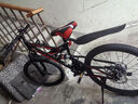 鳳凰（Phoenix） 軟尾山地自行車(chē)學(xué)生成人男女山地車(chē)碟剎變速雙減震越野速降單車(chē) 黑紅色27速26寸（可備注24寸） 曬單實(shí)拍圖