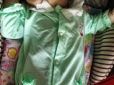 南极人儿童睡衣男夏季薄款宝宝空调服中大童男童女童长袖棉绸家居服套装 花瓣女孩 100cm 实拍图