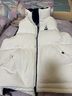 nautica white sail白帆×Reebok聯(lián)名 男女同款校園風(fēng)雙面穿羽絨馬甲RBJW4403 白色1BW S 曬單實拍圖