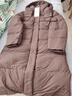 波司登（BOSIDENG）冬季羽絨服女款長(cháng)款可脫卸帽加厚冬新國標90絨商場(chǎng)同款修身外套 栗棕咖7062 XL 175/96A 體重約140-160斤 曬單實(shí)拍圖