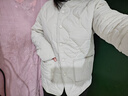 樂(lè)戀淑棉服女棉襖秋冬季2024新款韓版時(shí)尚寬松短款小個(gè)子保暖棉衣外套女 韓版寬松菱格保暖棉服【杏色】 M 曬單實(shí)拍圖
