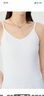 深呼吸DEEP BREATH女裝簡(jiǎn)約V領(lǐng)針織打底吊帶衫背心女A301200 白 XL (5) 曬單實(shí)拍圖
