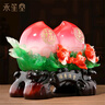 禾笙堂福壽滿堂桃擺件老年人生日禮物祝壽賀壽過壽做壽60 80大壽送禮 福壽滿堂長約38.5*18.5*27.5cm 曬單實(shí)拍圖