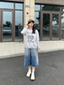 百田森白色板鞋女2025春季新款輕便軟底女鞋女士秋冬運動鞋百搭小白鞋 米白色 36 (230mm) 曬單實拍圖
