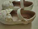 巴布豆童鞋秋季女童公主鞋休閑時(shí)尚兒童皮鞋中大童108543124米色27 曬單實(shí)拍圖