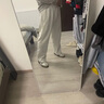 ZULY早秋新款白灰色微喇叭衛褲休閑褲cleanfit彎刀版型寬松顯瘦運動(dòng)褲 6688衛褲 XL 曬單實(shí)拍圖