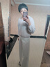 絲柏舍圓領(lǐng)針織衫2025秋裝新款女裝寬松款甜美鏤空亮片上衣 曬單實(shí)拍圖