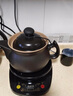 壺福（HF） 壺福電燉鍋砂鍋全自動(dòng)家用陶瓷電沙鍋燉湯煲湯瓦煲罐耐高溫陶瓷煮粥大容量 【內無(wú)釉】 6.5L 煲C+黑底座A 曬單實(shí)拍圖