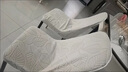 橙央新款3D提花弧形椅子套罩彈力家用凳子套四季通用防貓抓餐椅套 奶油米白【3D提花】 一個(gè)裝（不含椅子） 曬單實(shí)拍圖