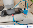 Jemdo適用任天堂Switch充電器便攜底座36W氮化鎵快充投屏線Type-C轉(zhuǎn)HDMI高清4K投屏轉(zhuǎn)【黑白|三合一】 曬單實(shí)拍圖